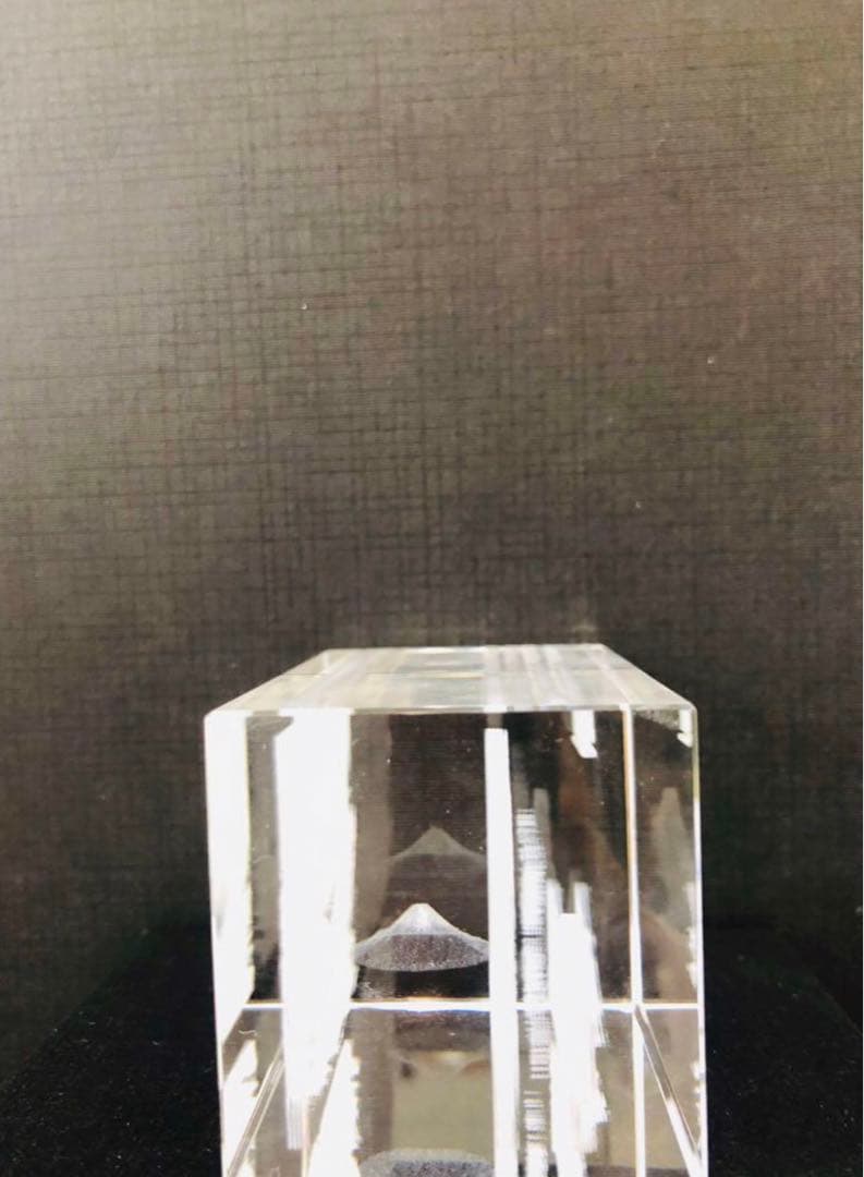 北斎　希少ラスト1　3Ｄクリスタル