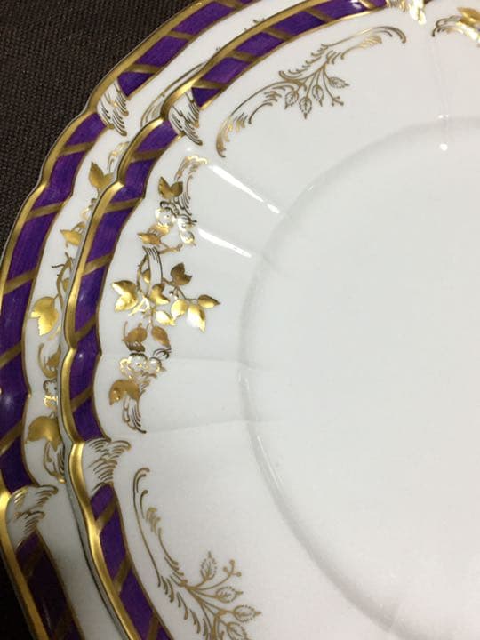 大皿2枚セット　KPM オランダの女王　アンティーク　洋館所蔵品　ミシュラン