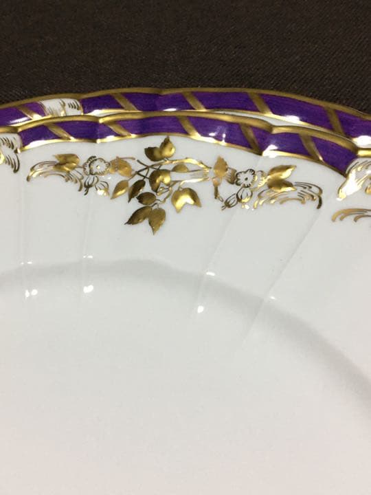 大皿2枚セット　KPM オランダの女王　アンティーク　洋館所蔵品　ミシュラン