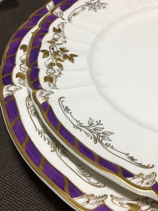 大皿2枚セット　KPM オランダの女王　アンティーク　洋館所蔵品　ミシュラン