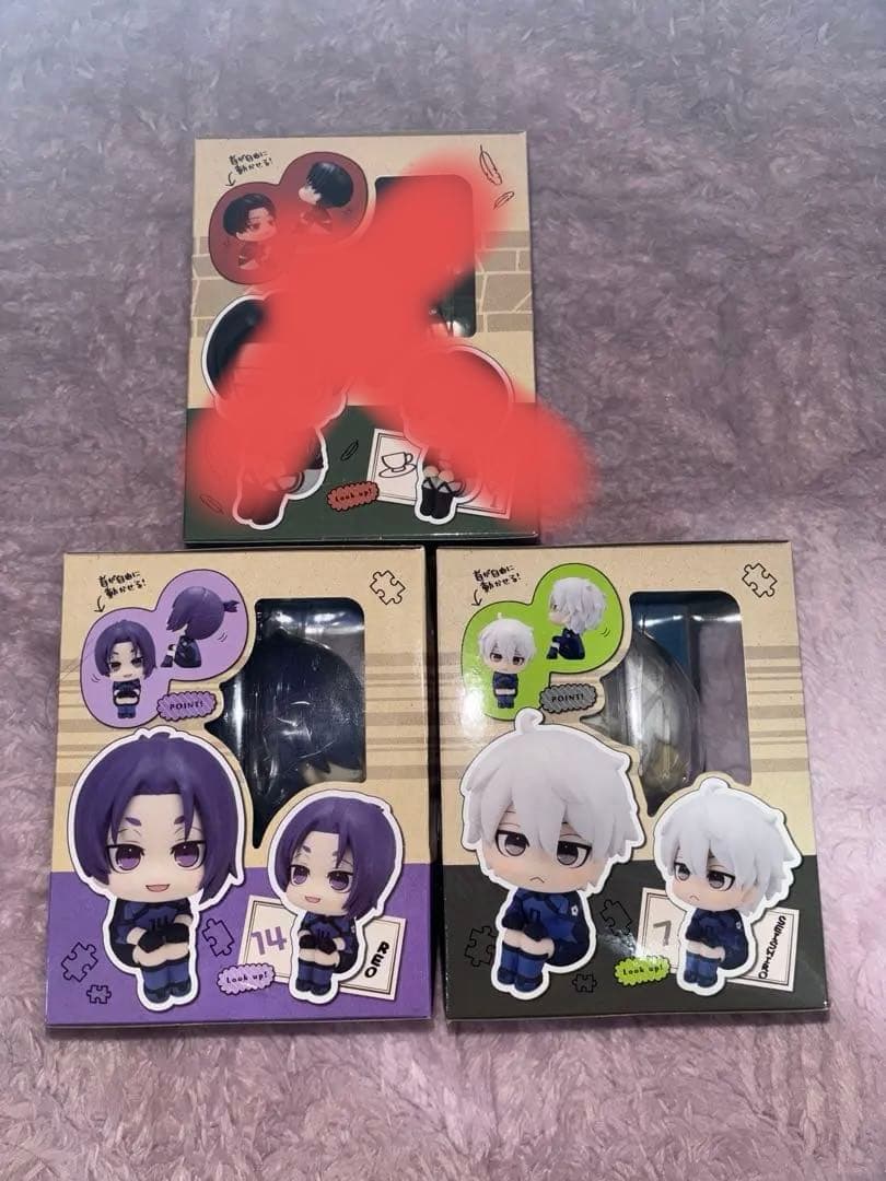 凪 誠士郎・御影玲王・リヴァイ LOOK UP るかっぷフィギュア 3体セット