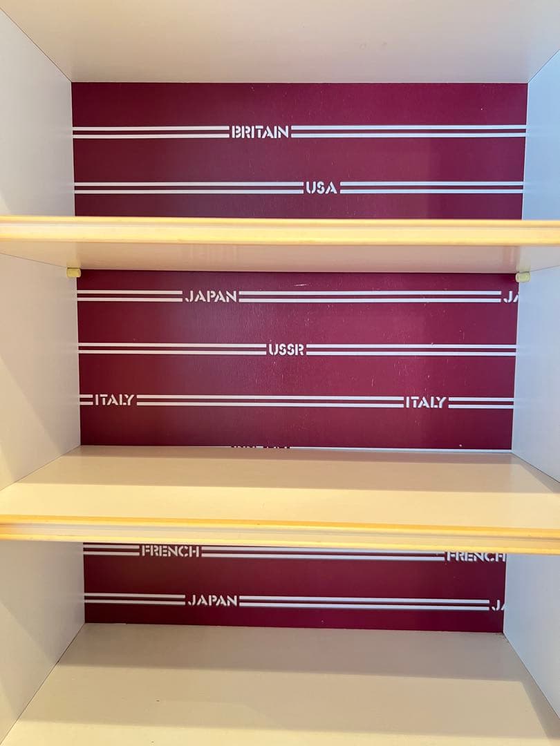 昭和レトロ レトロポップ 食器棚 キャビネット 木製 キッチン収納 古家具