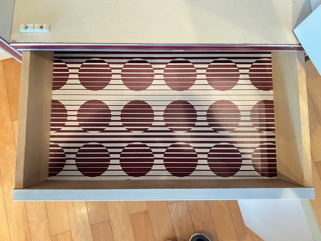 昭和レトロ レトロポップ 食器棚 キャビネット 木製 キッチン収納 古家具