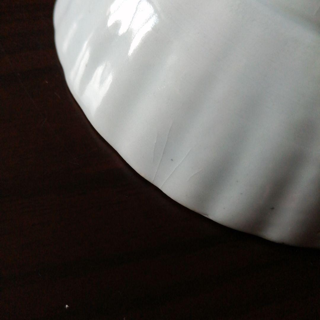 古伊万里　無地膾皿　5枚　13.5cm　江戸後期〜幕末