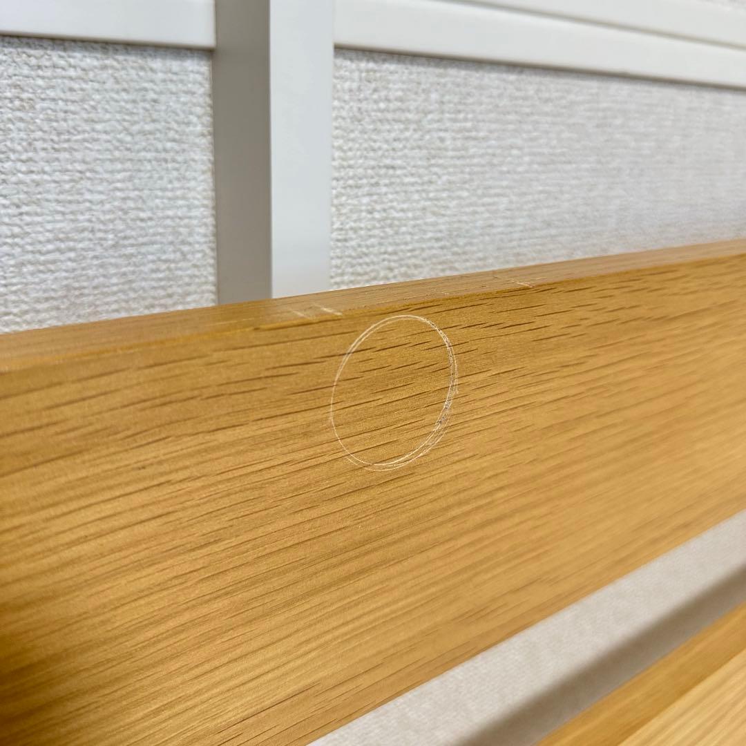 無印良品 オーク材突板 ダブルベット