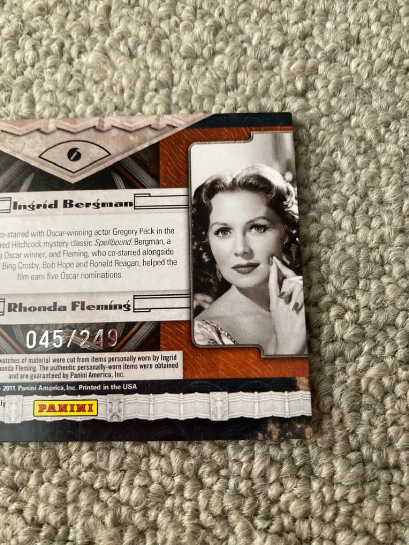 【希少品】ハリウッド女優の衣装カード