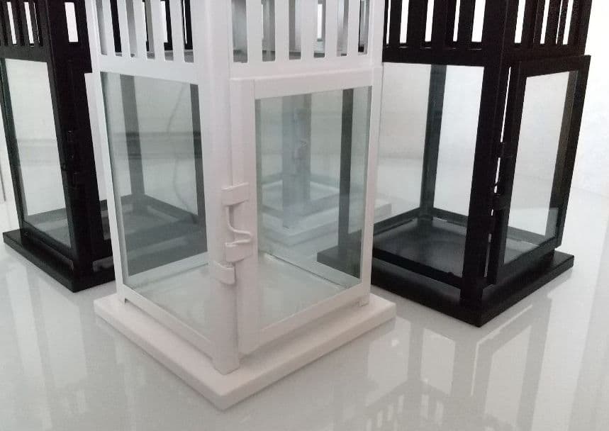 【オシャレ】アイアン スクエア キャンドルホルダー ランタン