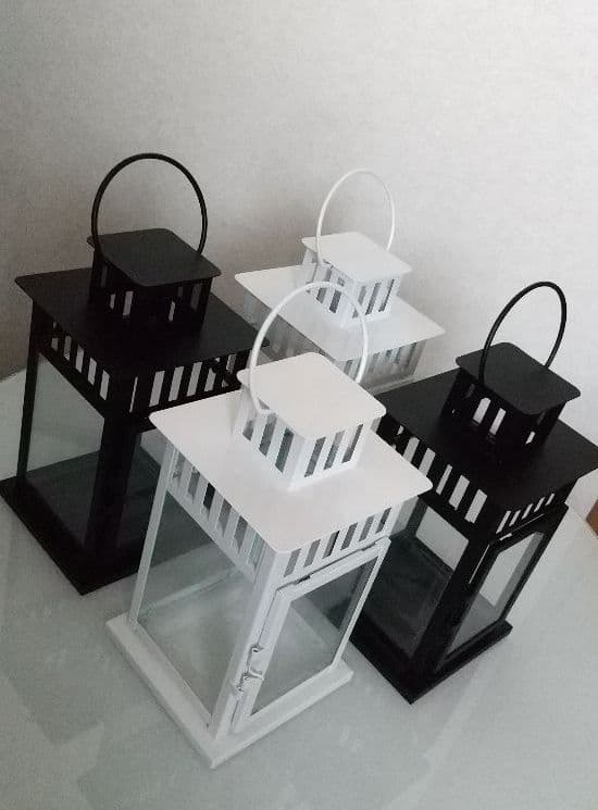 【オシャレ】アイアン スクエア キャンドルホルダー ランタン