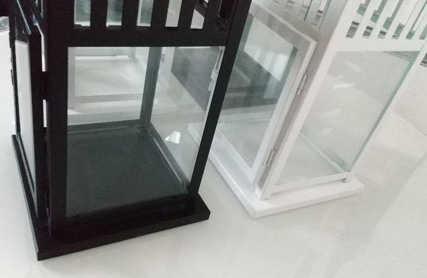 【オシャレ】アイアン スクエア キャンドルホルダー ランタン