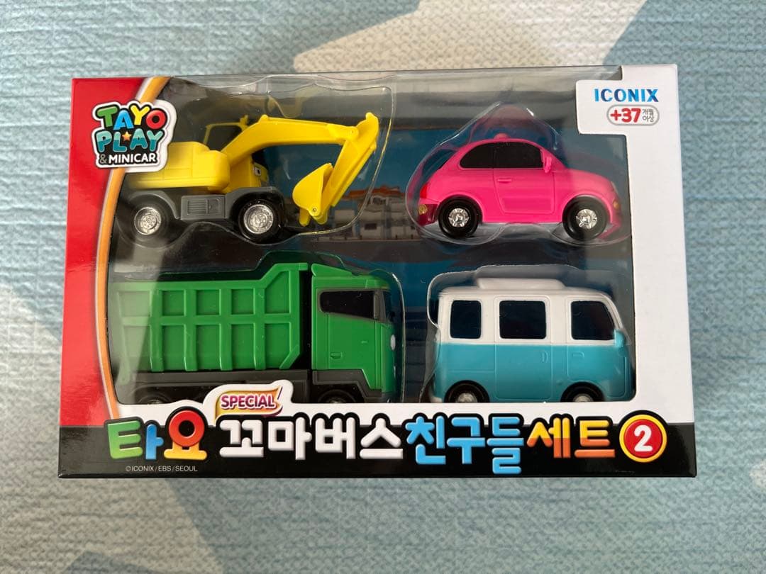 ちびっこバス タヨ ミニカーキャリー ハート　エアー ポコ 韓国