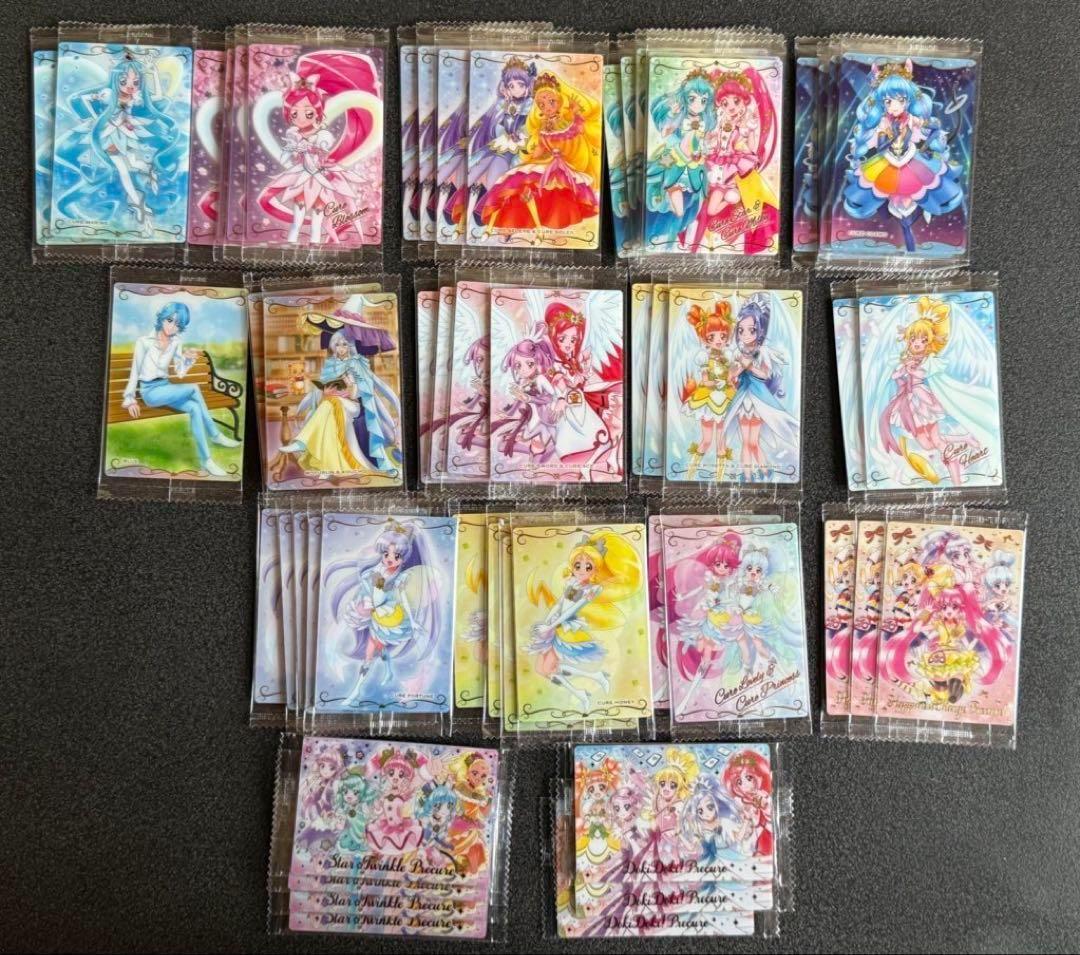 プリキュアウエハース 第2弾〜11弾 まとめ売り175枚 レア有