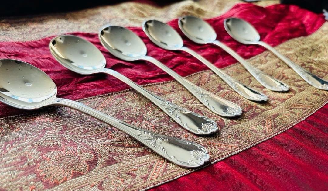 美品 クリストフル マルリー カトラリー　42本6客 オーダーメイド収納ケース付