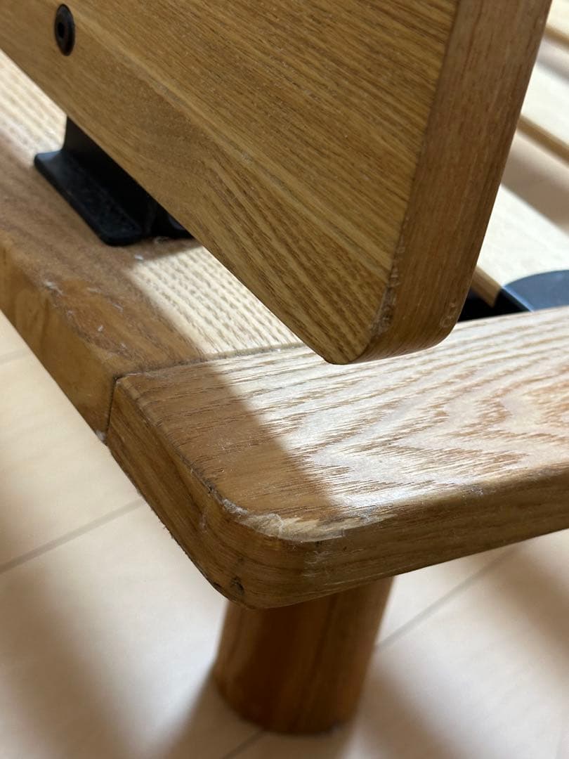 R @要発送日確認様　お取り置き中 最終価格！無印木製セミダブルベッドフレーム