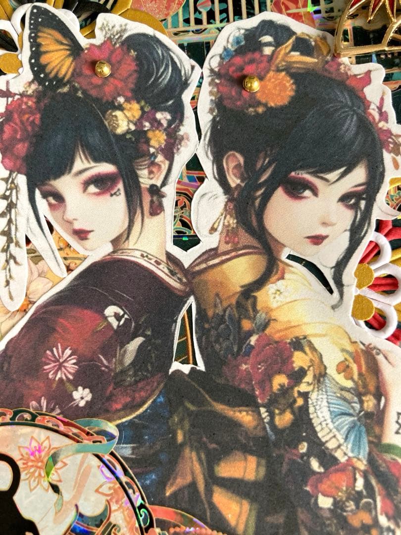 ゆっき♡♡おすそ分けセット♡ TIELE様♡和柄♡可愛い姉妹♡猫♡♡