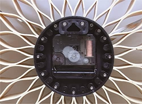 掛け時計 部屋を明るく 北欧 大輪の花 ダリア ナチュラル