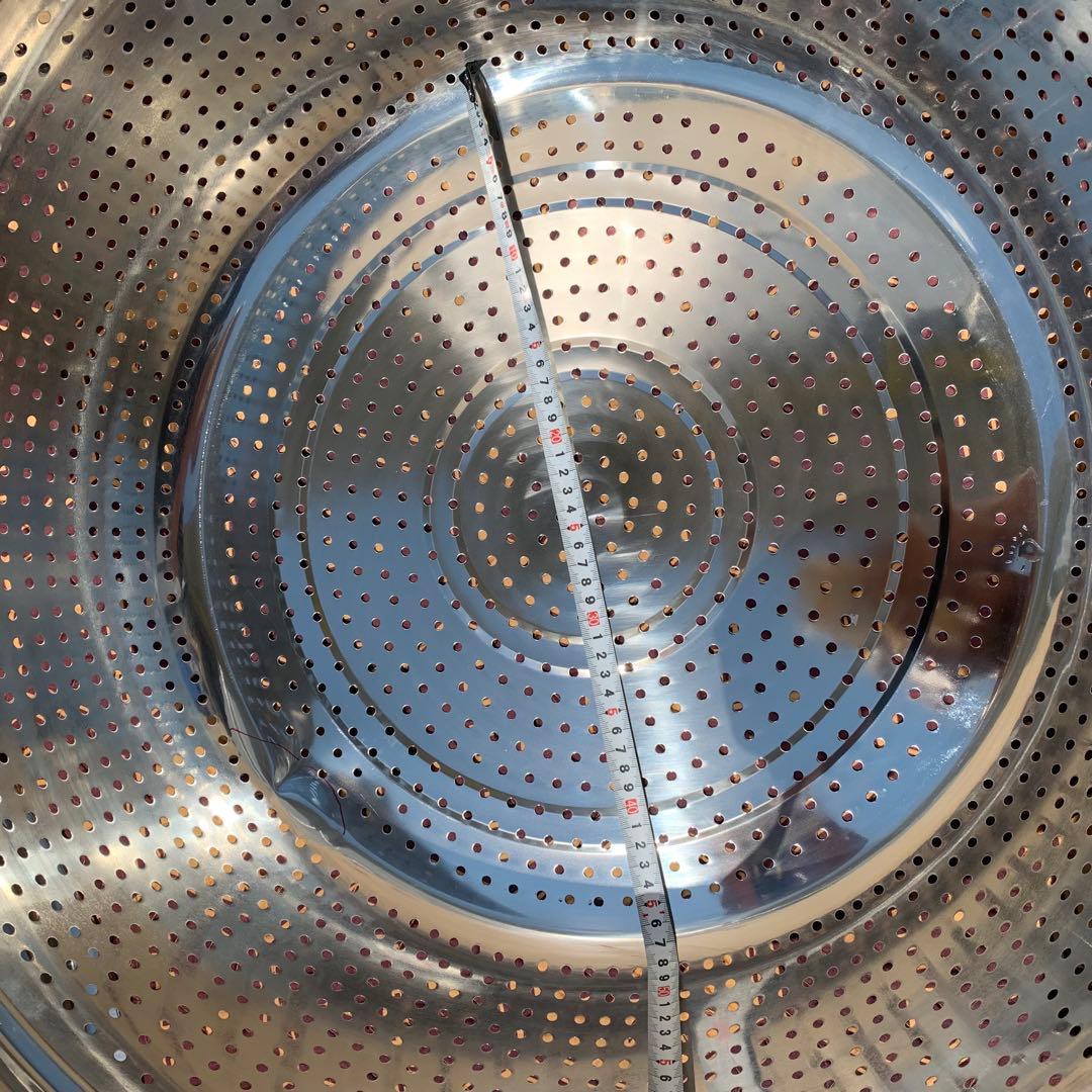 2個　68cm 大型　ステンレス 穴あき　パンチ　水切り　野菜洗い　ざる