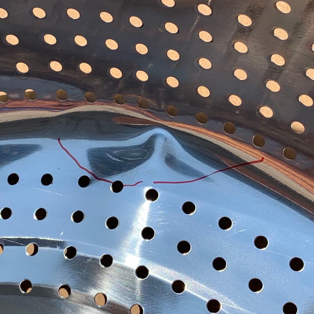 2個　68cm 大型　ステンレス 穴あき　パンチ　水切り　野菜洗い　ざる