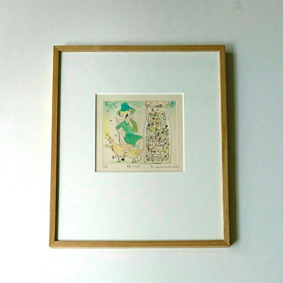 山本容子 銅版画 「粒コショウ」 - メルカリ