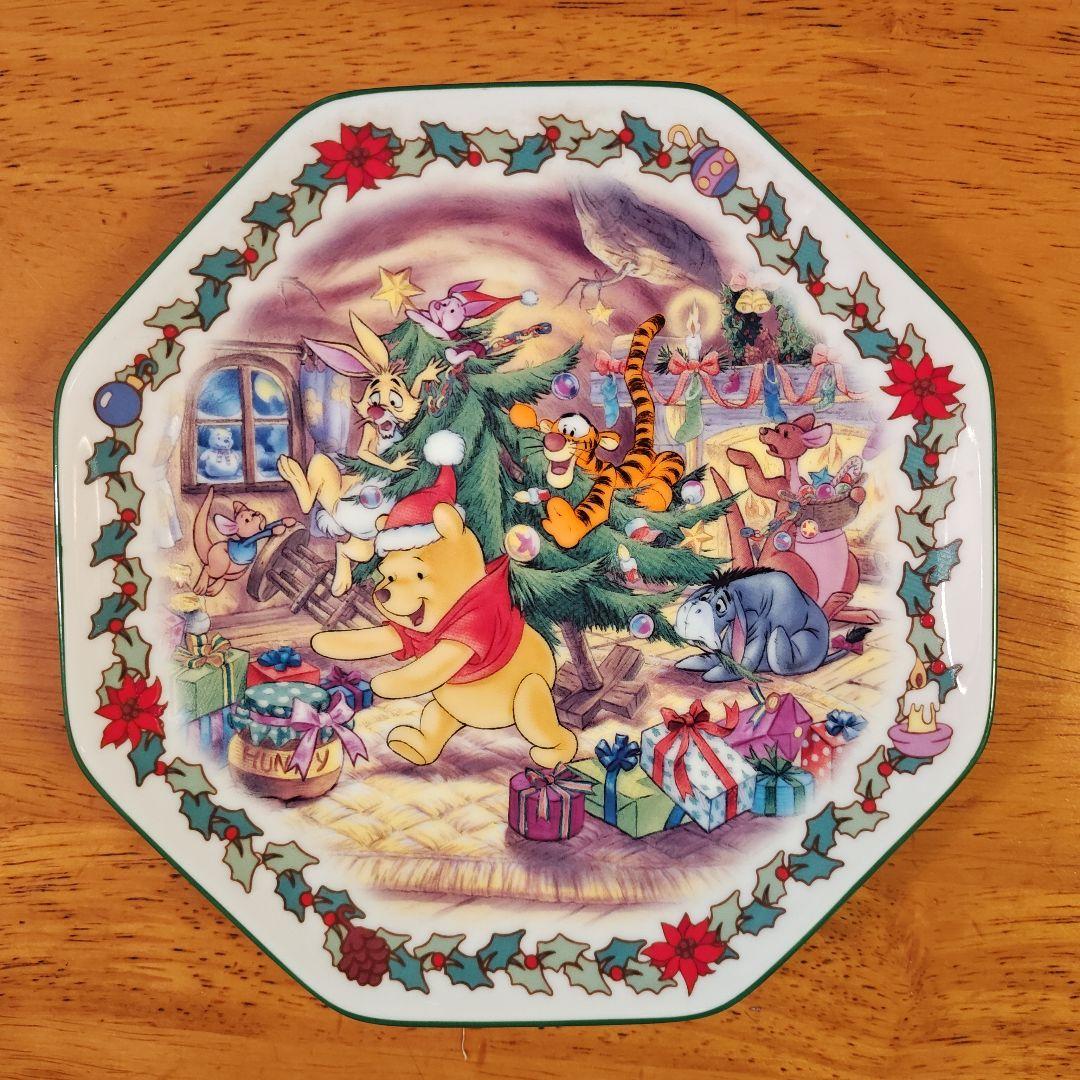 くまのプーさん　ディズニー　クリスマスプレート