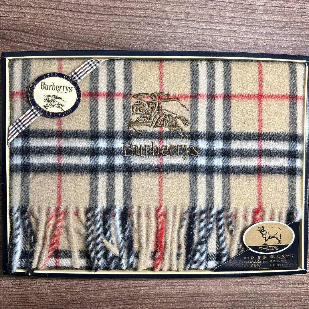 Burberrys ウール100% 膝掛け