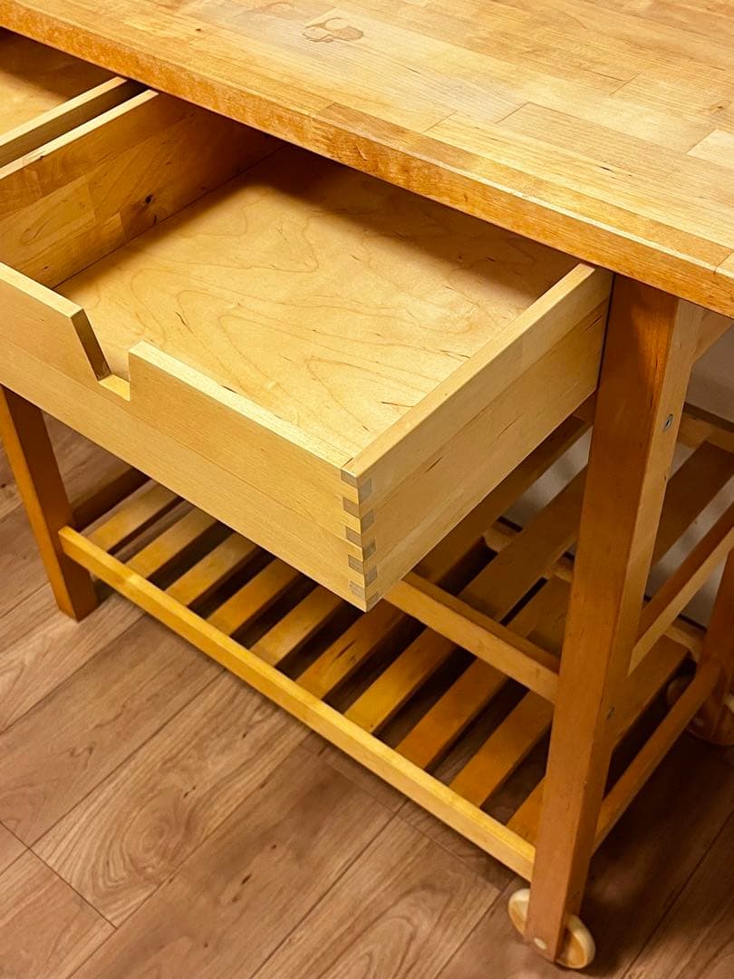 IKEA イケア フォルホイア　キッチンワゴン 木製