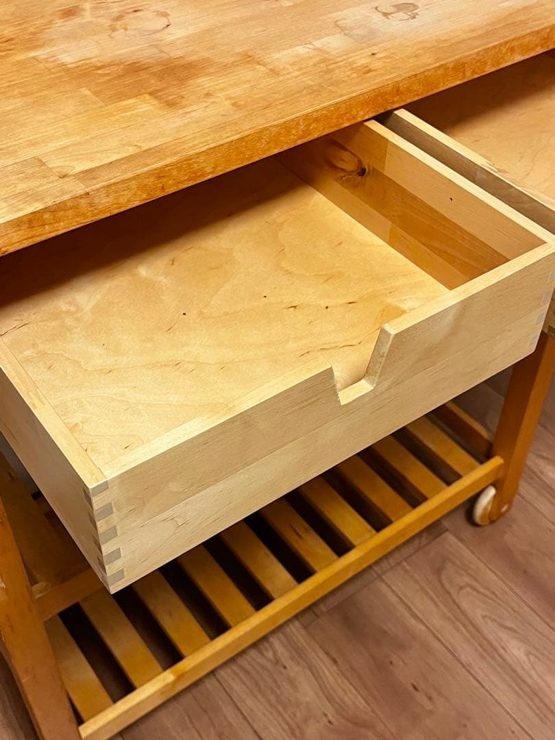 IKEA イケア フォルホイア　キッチンワゴン 木製