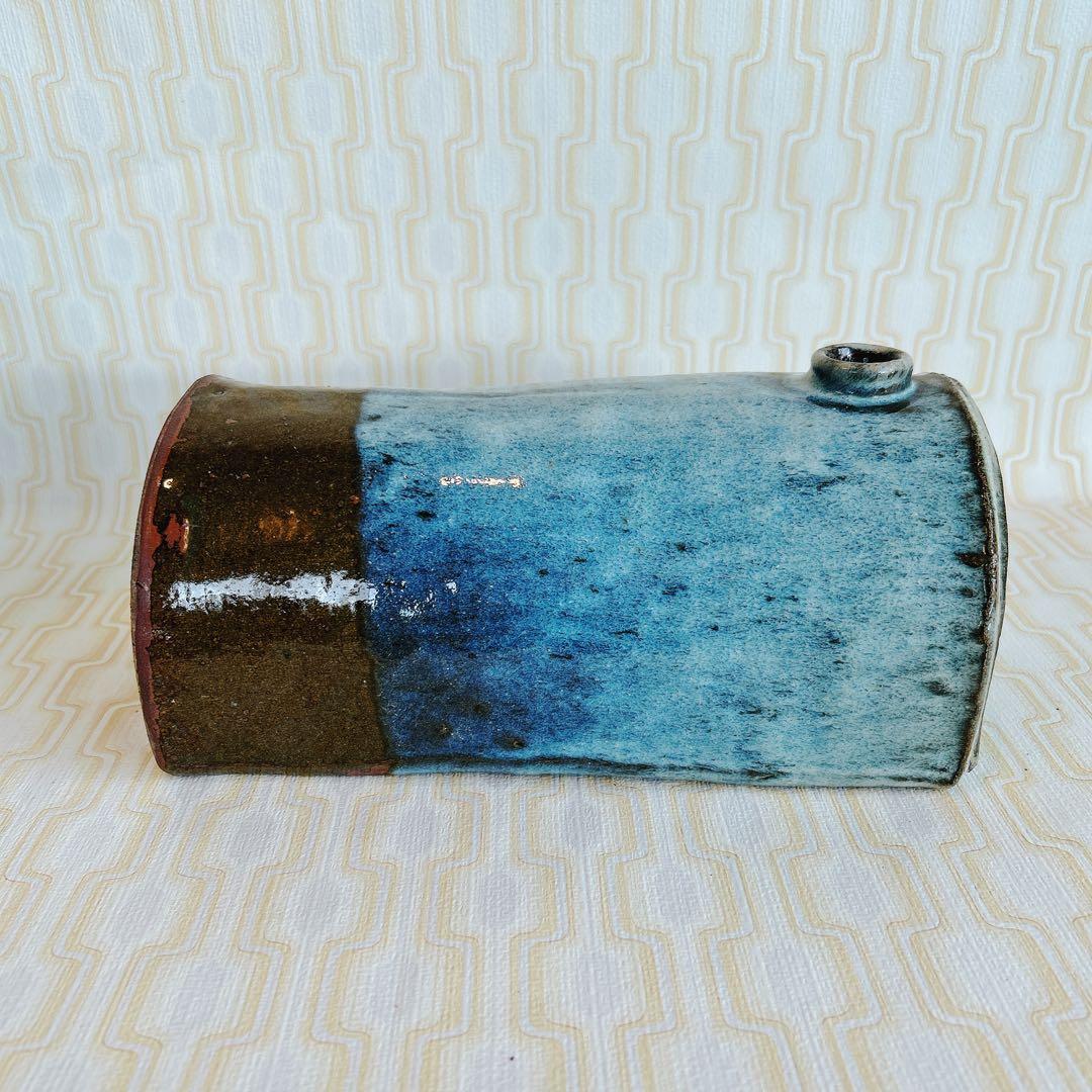 ジャパニーズモダン 陶器製花器 水盤 花瓶 フラワーベース