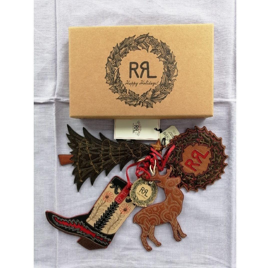 RRL（ダブルアールエル）　レザー製クリスマスオーナメントA