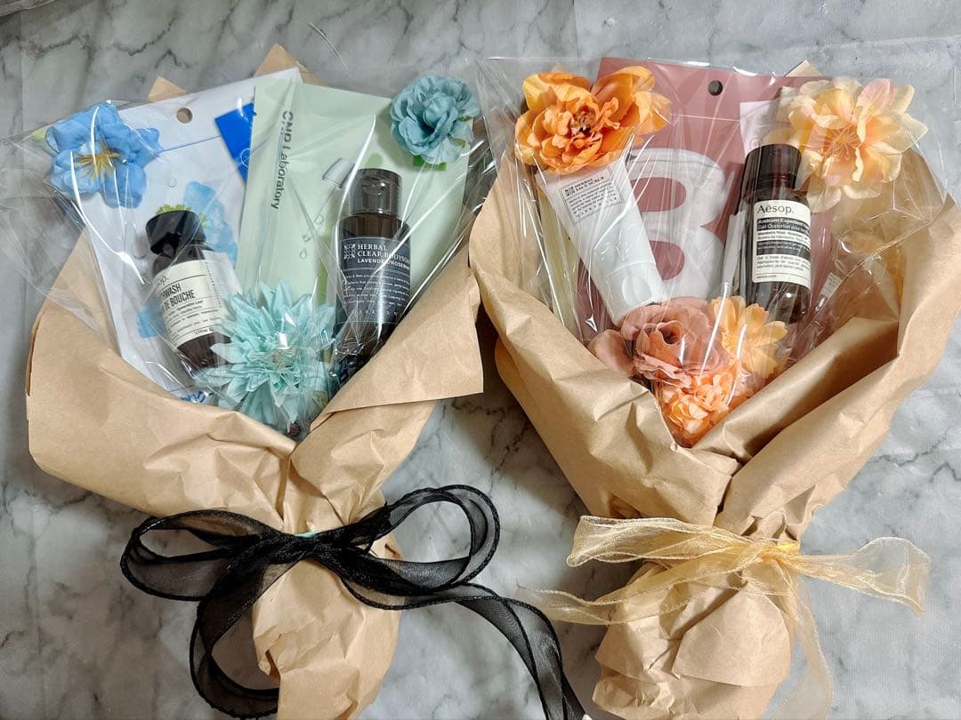 コスメブーケ【新郎新婦セット】結婚式/ブーケトス/ブーケプルズ