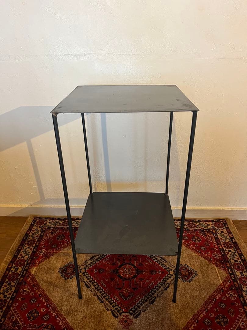 アイアン台　シンプル　無骨　植物棚　ディスプレイ棚