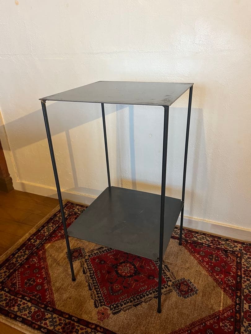 アイアン台　シンプル　無骨　植物棚　ディスプレイ棚