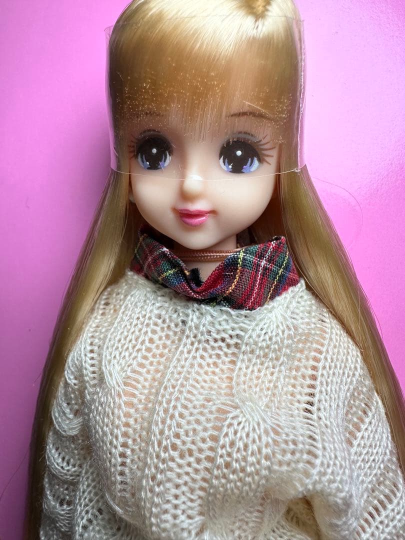 【未使用】リカちゃんキャッスル オリジナル マリーン 紫目ストレート 【箱なし】