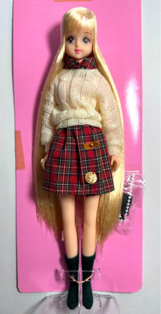 【未使用】リカちゃんキャッスル オリジナル マリーン 紫目ストレート 【箱なし】