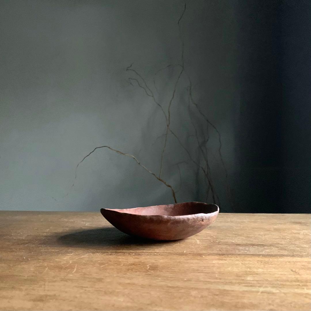 熊谷幸治 さんの 土器 平碗 現代美術 現代陶芸