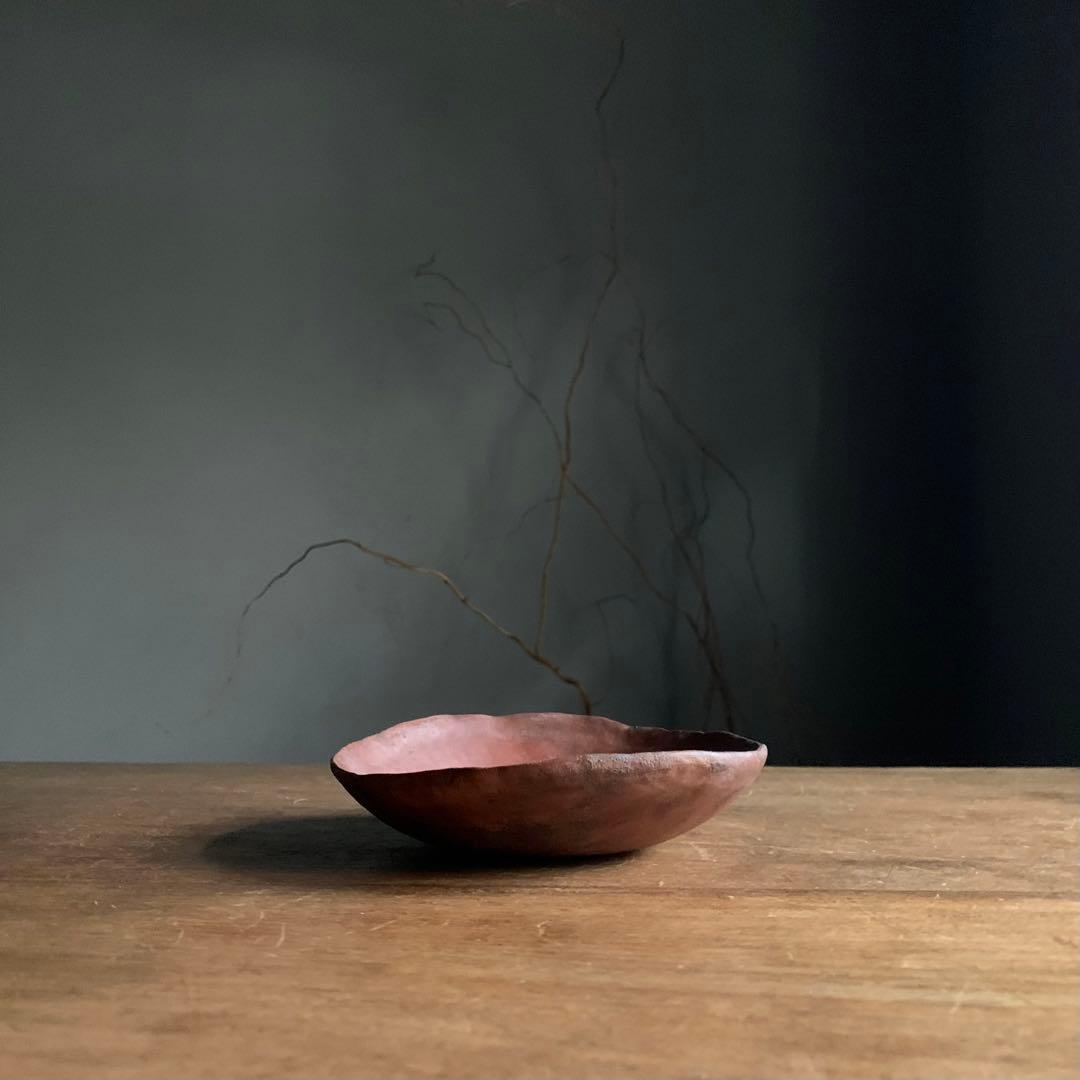 熊谷幸治 さんの 土器 平碗 現代美術 現代陶芸