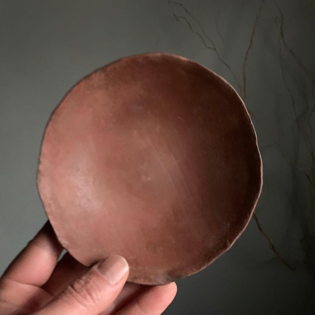 熊谷幸治 さんの 土器 平碗 現代美術 現代陶芸