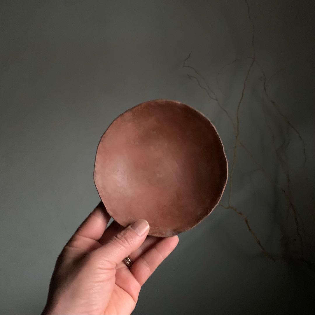 熊谷幸治 さんの 土器 平碗 現代美術 現代陶芸