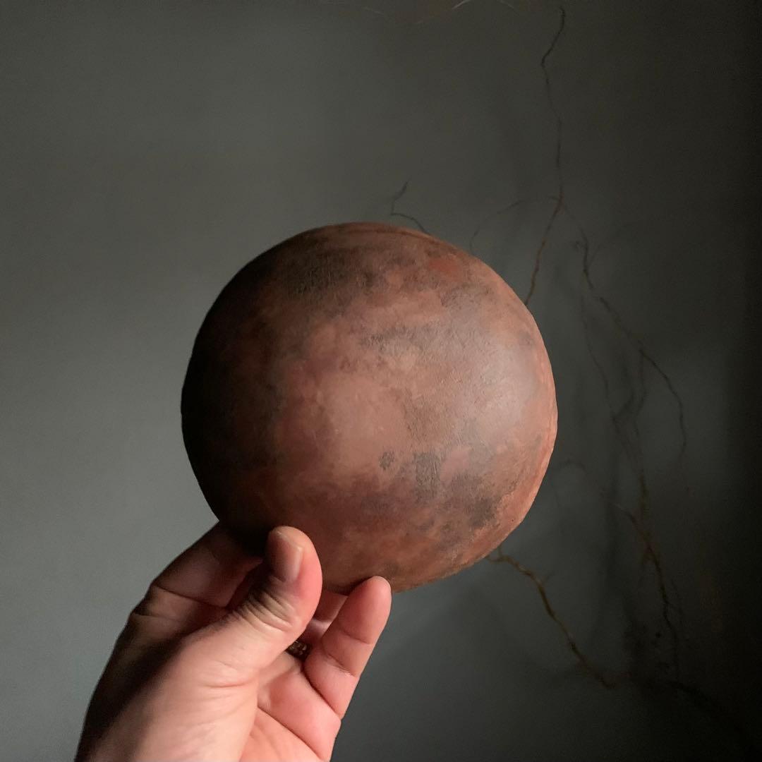 熊谷幸治 さんの 土器 平碗 現代美術 現代陶芸