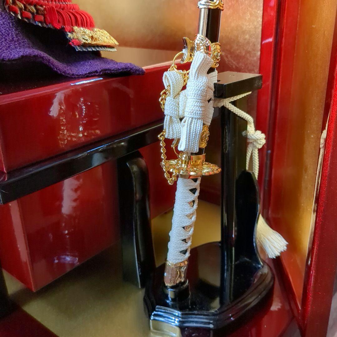 【美品】兜平飾りセット　端午の節句　兜・弓太刀セット