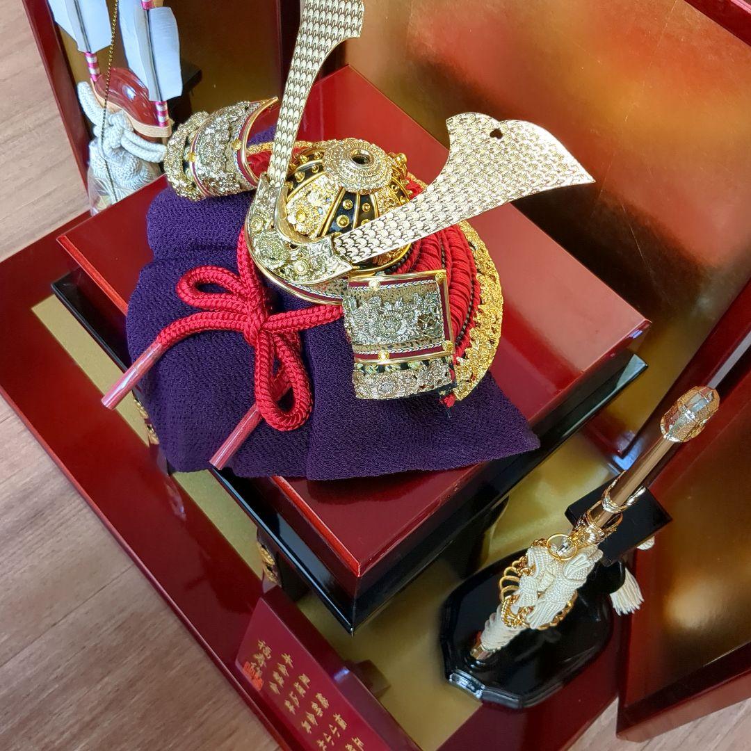 【美品】兜平飾りセット　端午の節句　兜・弓太刀セット