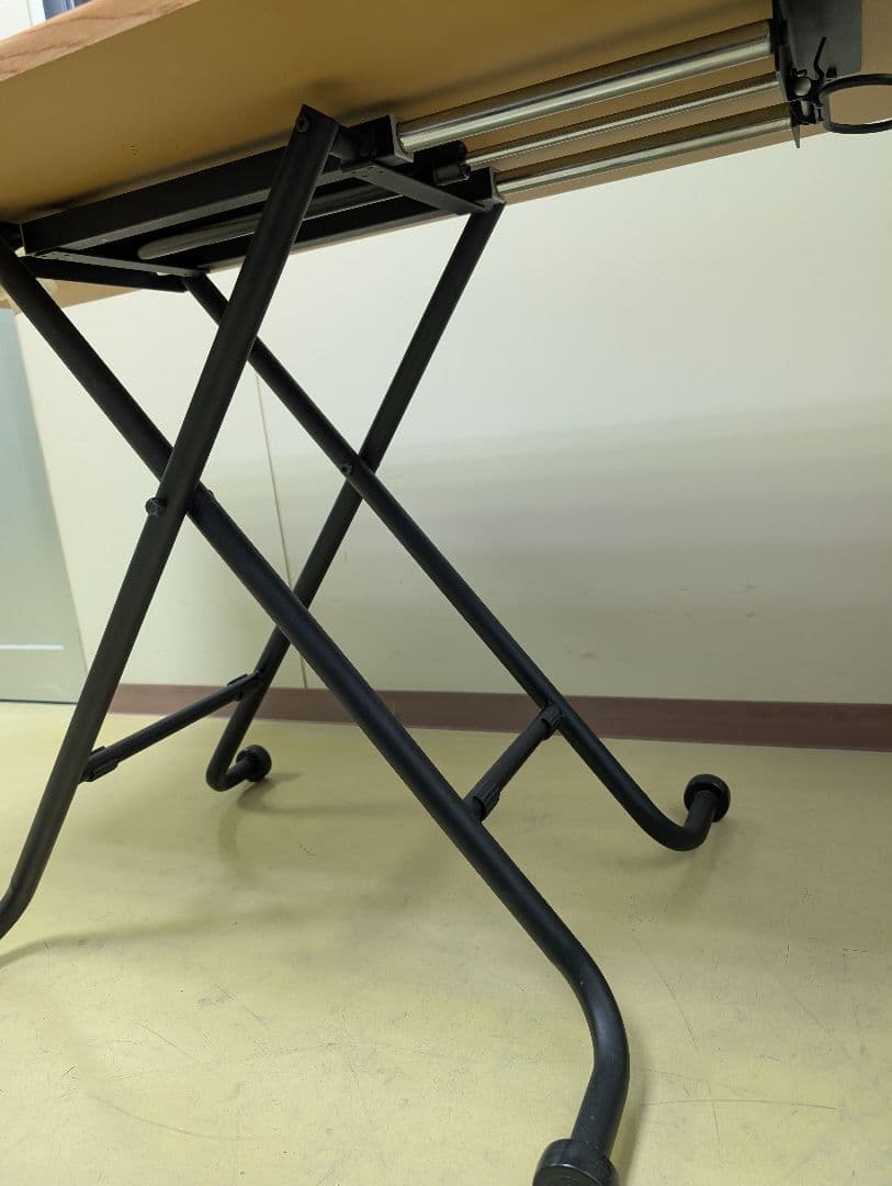 ニトリ 昇降テーブル ライザN ライトブラウン※一部地域配送無料