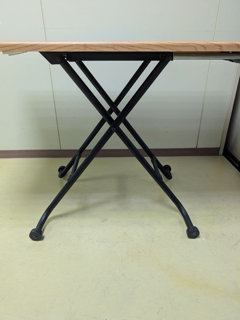 ニトリ 昇降テーブル ライザN ライトブラウン※一部地域配送無料