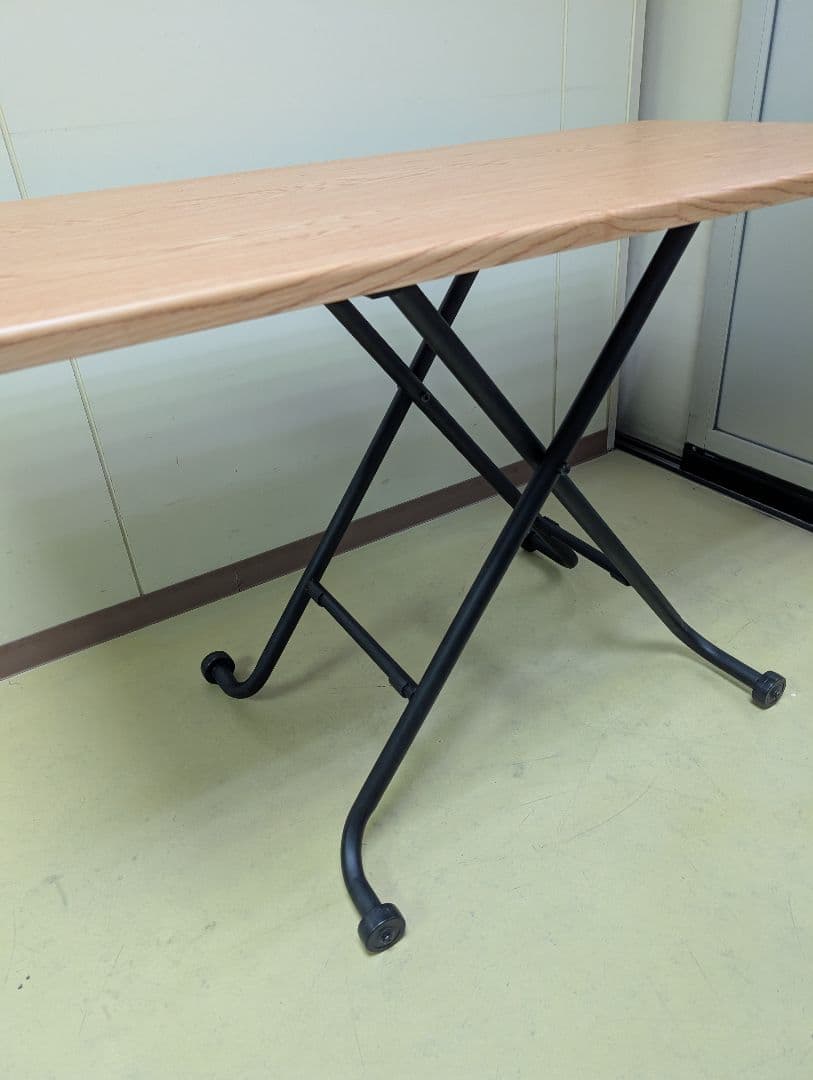 ニトリ 昇降テーブル ライザN ライトブラウン※一部地域配送無料