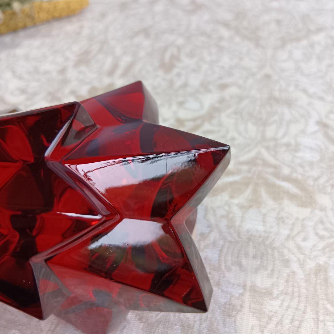 バカラ Baccarat クリスマス ツリー レッド オブジェ インテリア雑貨