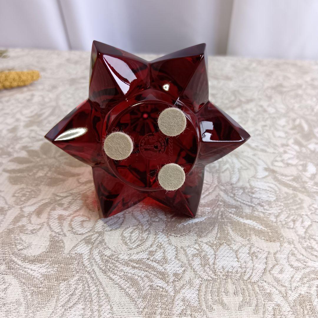 バカラ Baccarat クリスマス ツリー レッド オブジェ インテリア雑貨