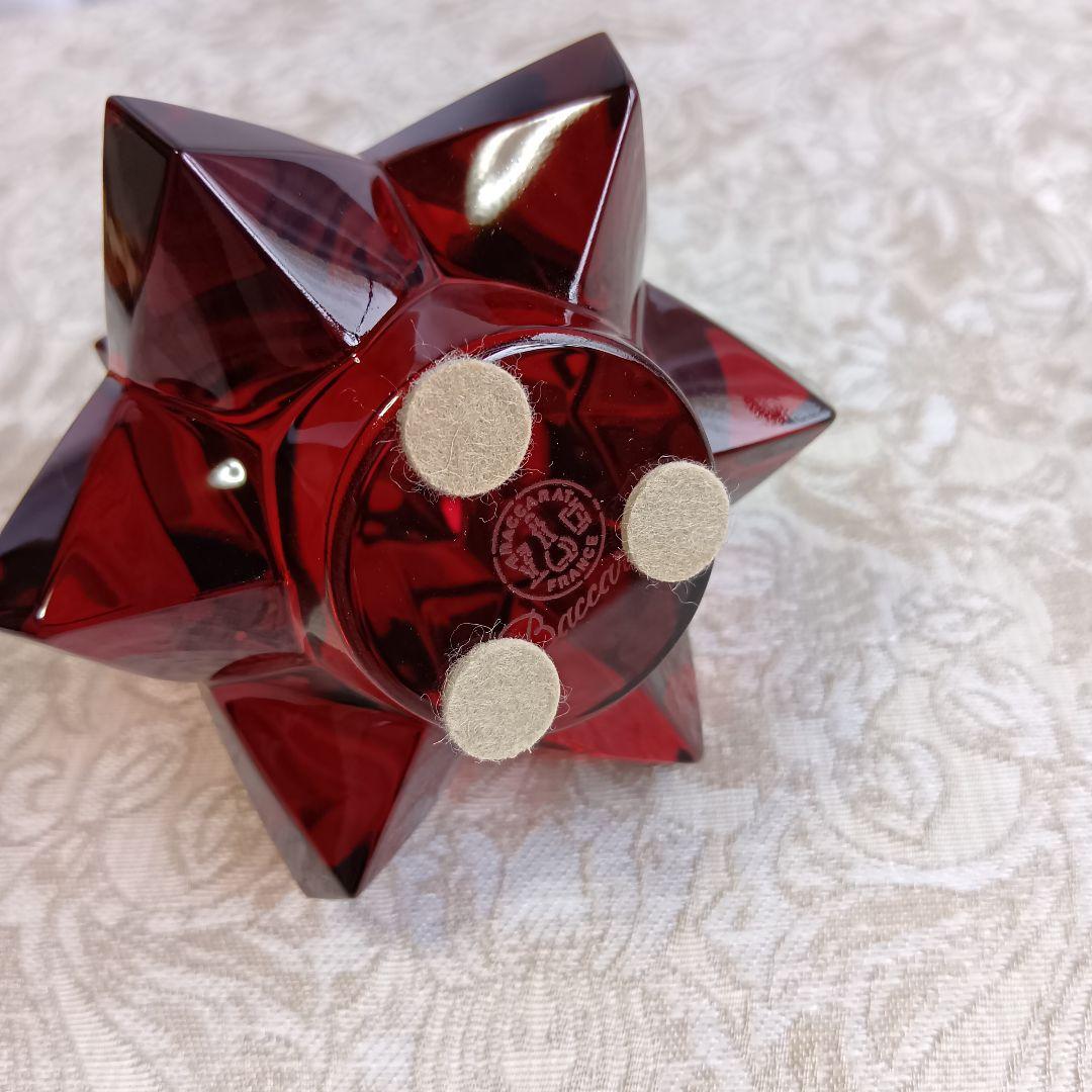 バカラ Baccarat クリスマス ツリー レッド オブジェ インテリア雑貨