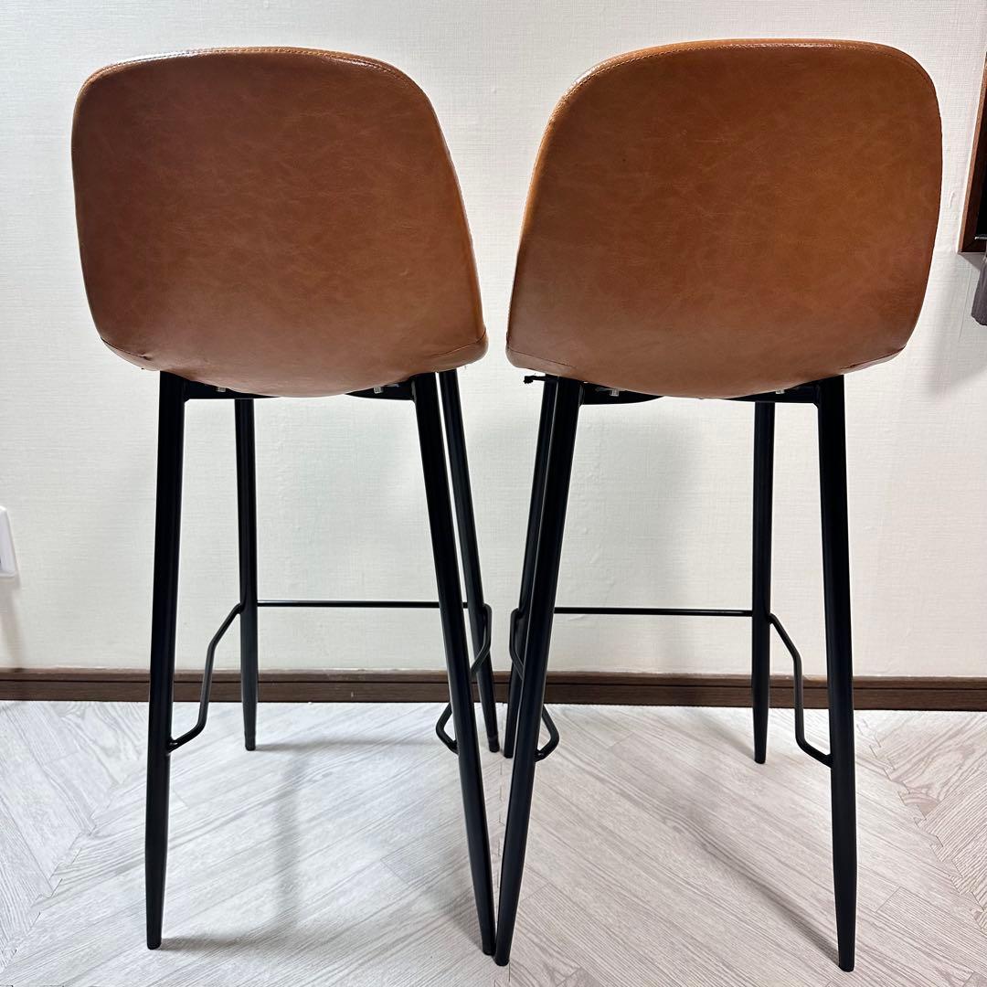 【引取り】 【福岡】 エア リゾーム バーチェア キャメル 2脚セット 在籍あり