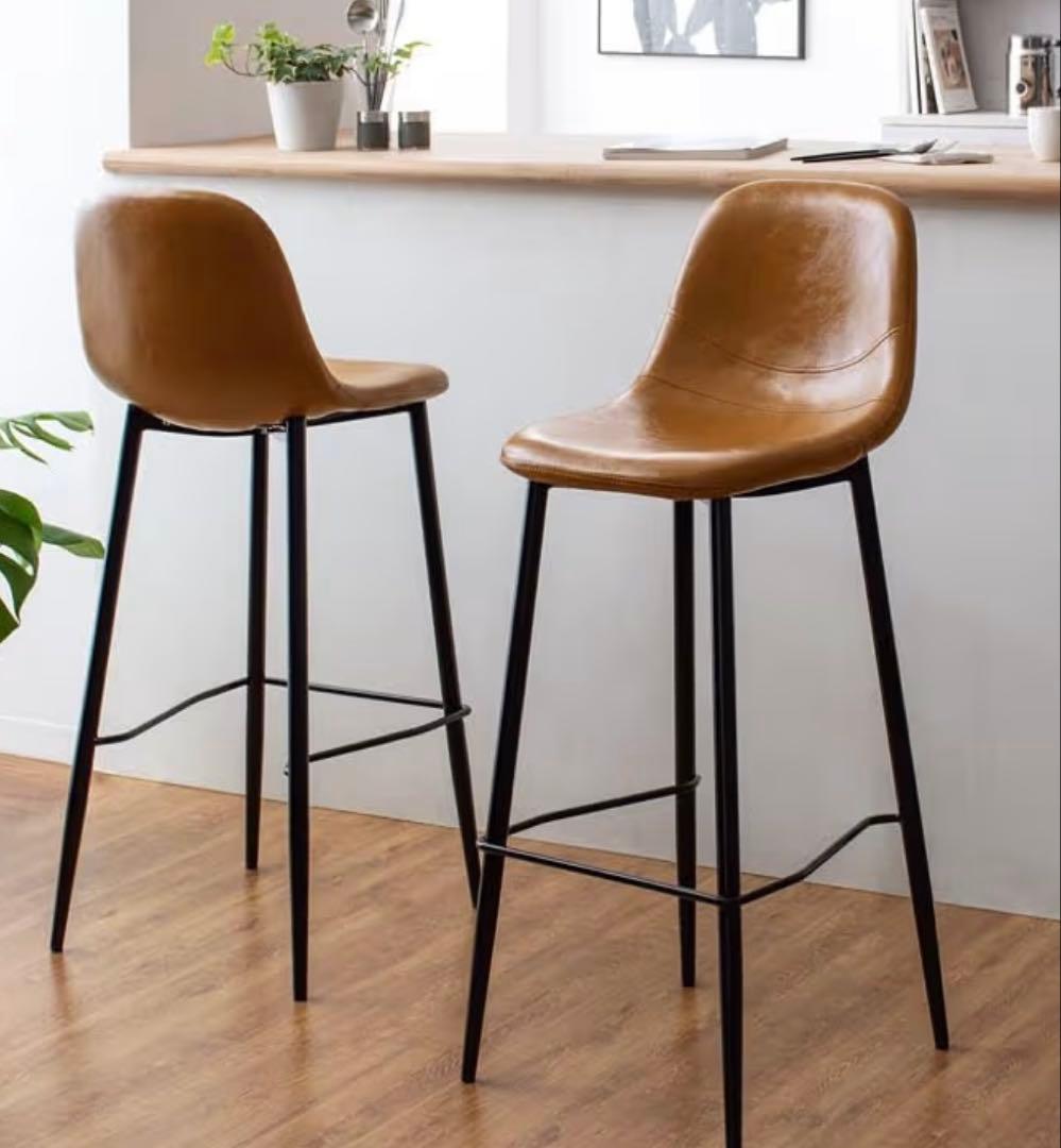 【引取り】 【福岡】 エア リゾーム バーチェア キャメル 2脚セット 在籍あり