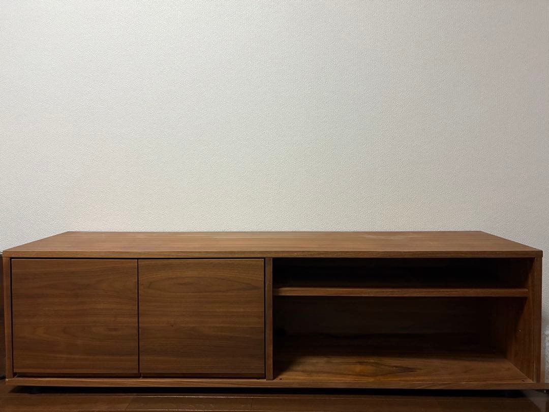 無印良品スタッキングキャビネット／ウォールナット材