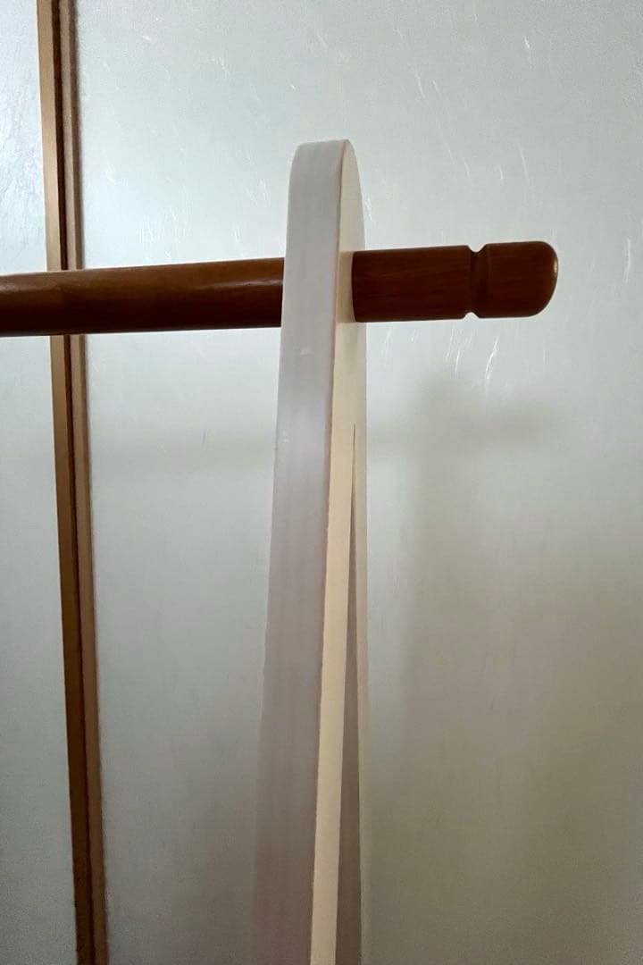 Milk木製ハンガーラック キャスター付き 北欧 木育 キッズ